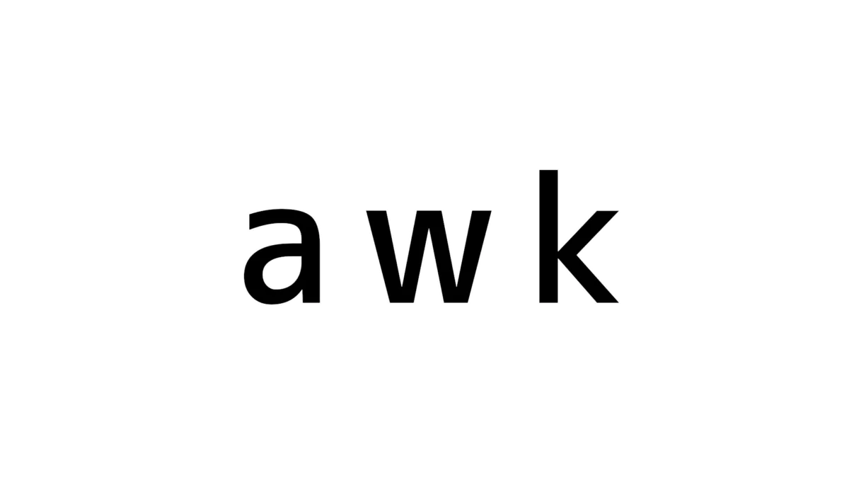 文字列のawk