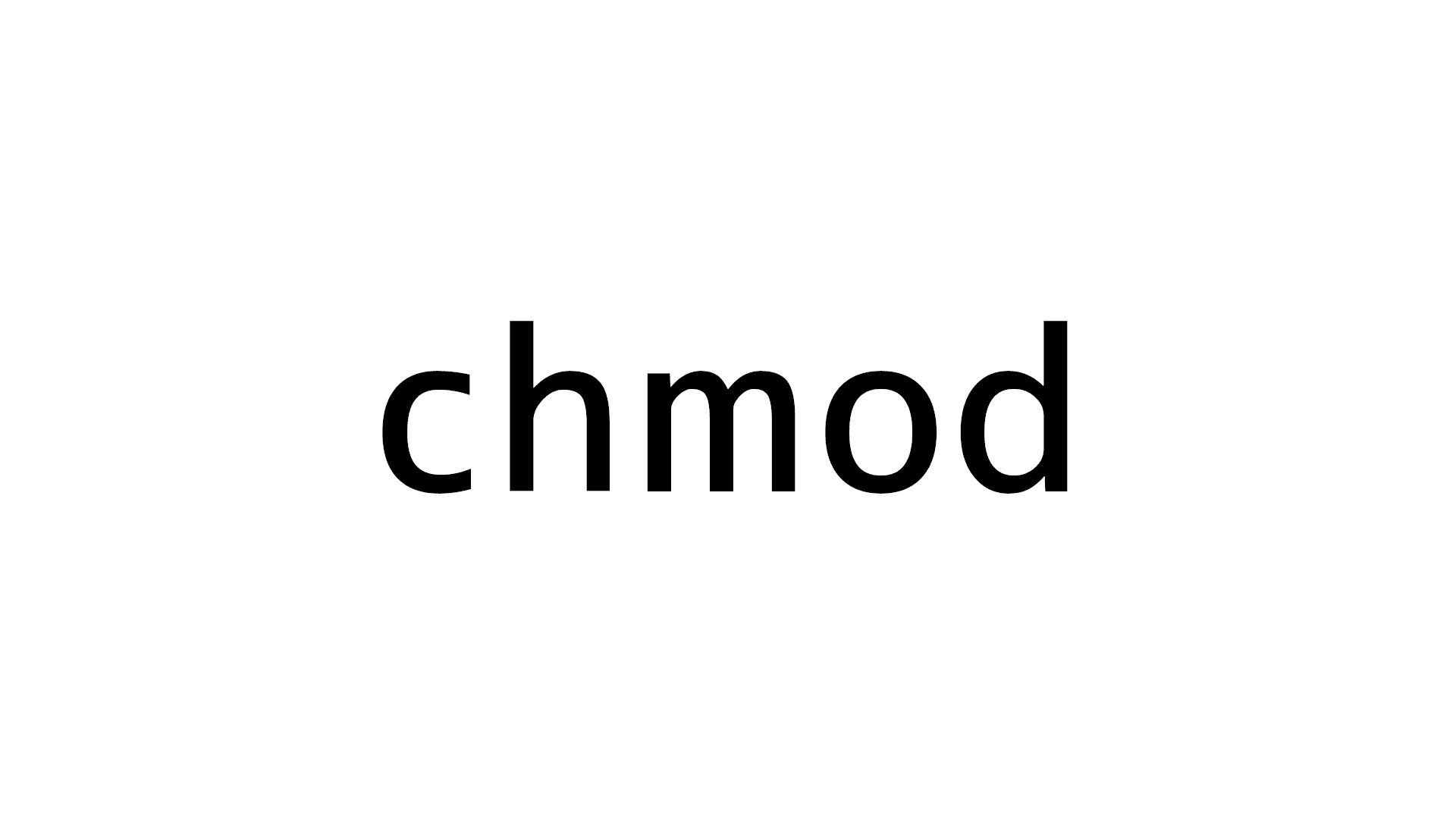string chmod
