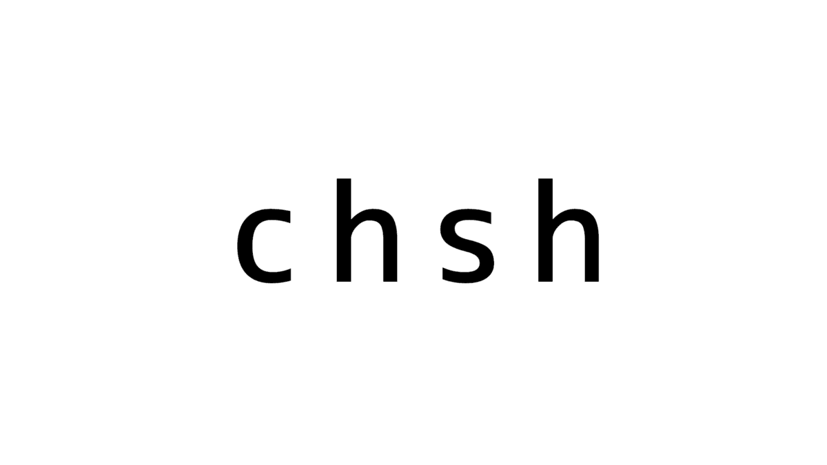 [chsh] Run and understand. Change the default shell with the chsh command