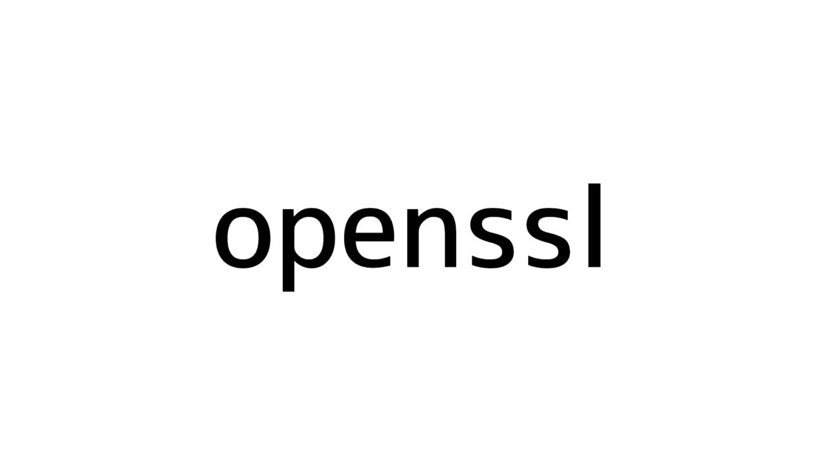 [openssl] 実行して理解 ランダムな文字列を出力