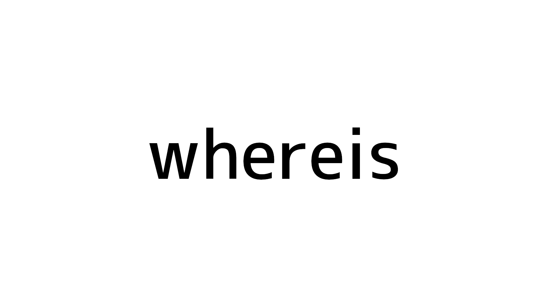 文字列のwhereis