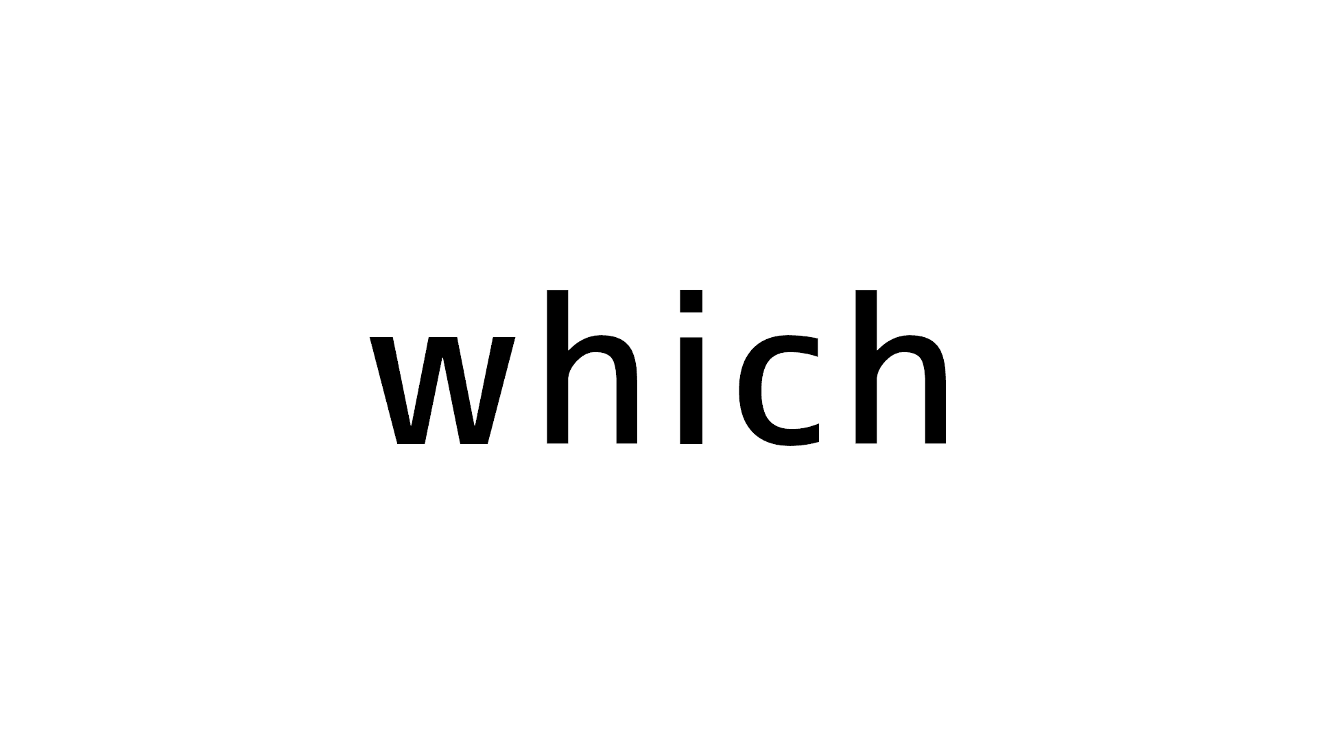 文字列のwhich